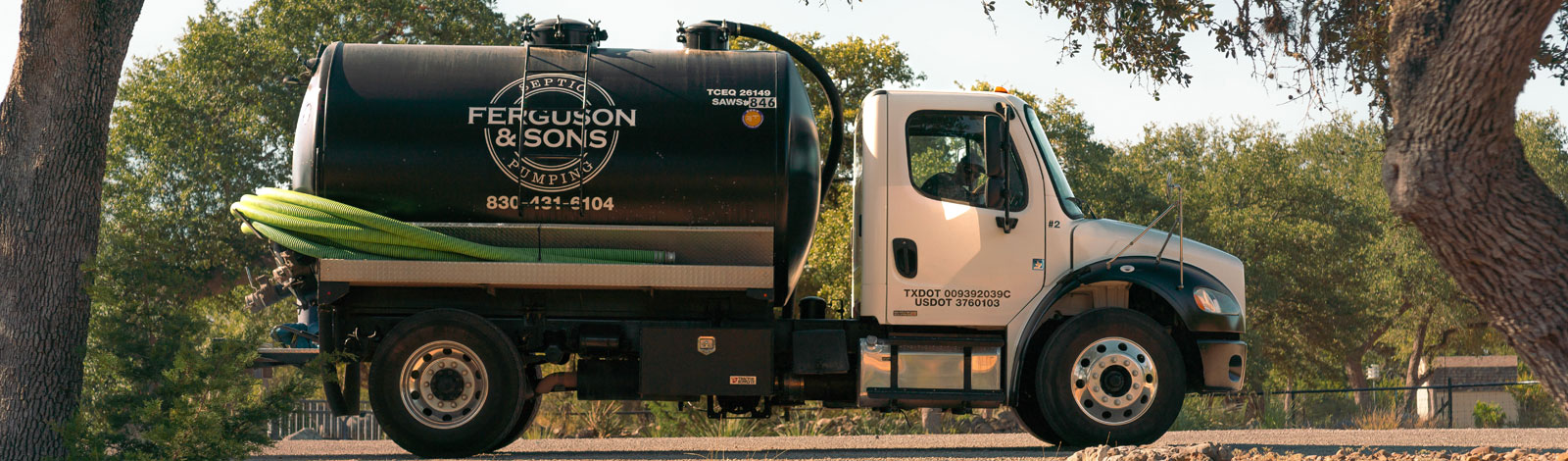 Ferguson & Son Septic Pumping Truck Slide